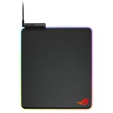 Mousepad gaming ASUS ROG Balteus, RGB, port USB, iluminare Aura Sync, Negru