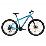 Bicicleta MTB Colinelli COL25, Marimea S, 27.5 inch, Albastru, Schimbator Shimano ST-EF500 EZ-FIRE P