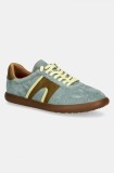Camper sneakers din nubuc Pelotas Soller femei, culoarea turcoaz, K201608-011