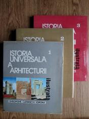 Gheorghe Curinschi Vorona - Istoria universala a Arhitecturii 3 volume foto