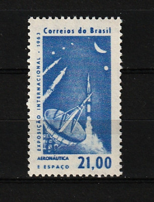 Brazilia, 1963 | Expo Astronautică şi Astronomie Sao Paulo - Cosmos | MNH | aph foto