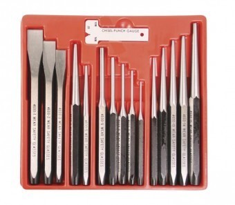 Set dorn pentru gaurire 15 pcs, TopMaster foto