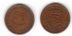 Angola 1961 - 50 centavos, circulata foto