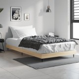 VidaXL Cadru pat fără saltea stejar sonoma 100x200 cm lemn prelucrat