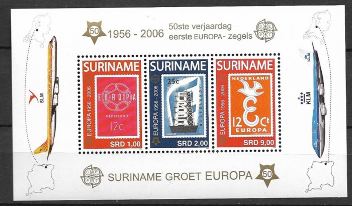 SURINAM 2006 EUROPA CEPT