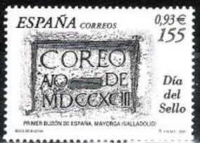 C1314 - Spania 2001 - Ziua marcii.neuzat,perfecta stare