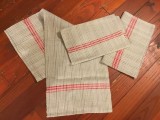 arta / traditie / rustic / design - lot 3 bucati Stergare , Prosoape taranesti realizate manual din canepa zona Medias / Transilvania !
