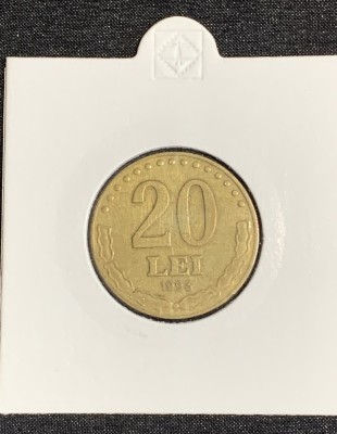 Moneda 20 lei 1993 foto
