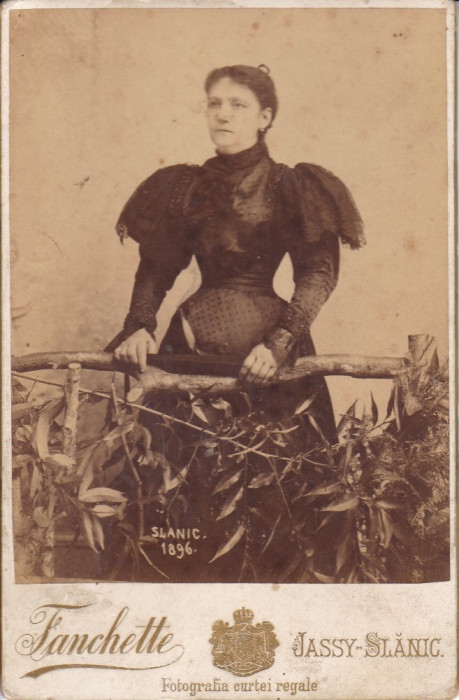 IASI FANCHETTE JASSY - SLANIC 1896 FOTOGRAFIA CURTII REGALE