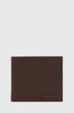 Barbour portofel de piele Padbury Billfold bărbați, culoarea maro, MLG0049