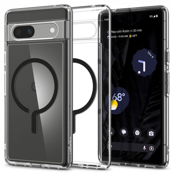Husa Spigen Ultra Hybrid OneTap MagSafe pentru Google Pixel 7A Negru