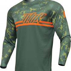 Tricou atv/cross copii Thor Sector Digi Camo, culoare verde/camo, marime S Cod Produs: MX_NEW 29122402PE