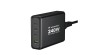 Wozinsky GaN WGCSB 240W USB-A / 3 x USB-C &icirc;ncărcător de perete - negru