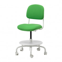 Scaun birou pentru copii, inaltime 86 cm, suporta maxim 110 kg, Verde/Alb foto