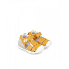 Sandale Primii Pasi pentru Copii Biomecanics, galben (Marime: 22)