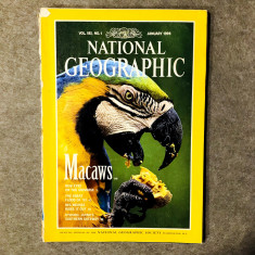 Revista National Geographic USA 1994 January, engleză, vezi cuprins
