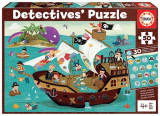 Puzzle 50 piese Detectives Puzzle Pirates, Educa