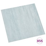Cumpara ieftin Placi de pardoseala autoadezive, 55 buc., verde, PVC, 5,11 m&sup2;