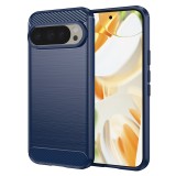 Husa Google Pixel 9 Pro Techsuit Carbon Silicone, albastru