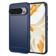 Husa Google Pixel 9 Pro Techsuit Carbon Silicone, albastru foto