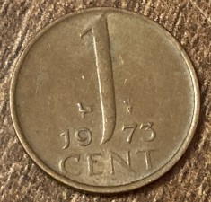 C50 - Moneda foarte veche - Olanda - 1 cent - 1973