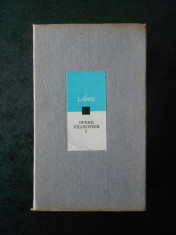 LEIBNIZ - OPERE FILOZOFICE (1972, editie cartonata) foto