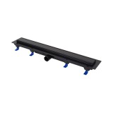 Cumpara ieftin RIGOLA DUS LIV 650MM GRILA SANDARD CUSTOM RAMA PLASTIC NEGRU MAT 675024