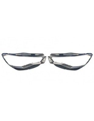 Set 2 sticle faruri pentru Audi A6 C7 4G Facelift (2015 - 2018) foto