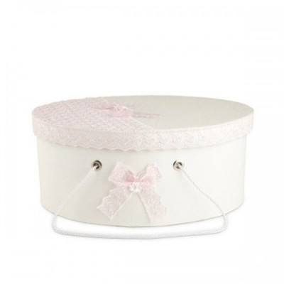 Cutie trusou decorata dantela roz NK-TR-004-C foto