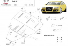 Scut motor metalic Audi A6 C6 2004-2011 foto
