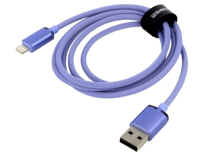 Cablu USB 2.0 Apple Lightning - USB A 1,2m violet