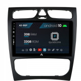 Navigatie Mercedes Benz C-Class W203 (2000-2005), Android 10, P-Quadcore 2GB RAM + 32GB ROM, 9 Inch - AD-BGP9002+AD-BGRKIT416