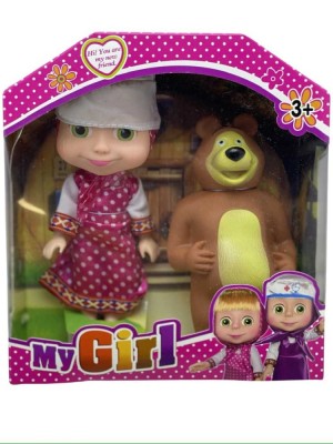 Set papusa Masha asistenta si ursul foto