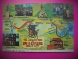 HOPCT 8256 HARTA CURSA PAUL REVERE 1775 -SUA-AMERICA DE NORD -NECIRCULATA-