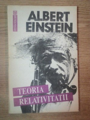 TEORIA RELATIVITATII de ALBERT EINSTEIN , 1992 foto