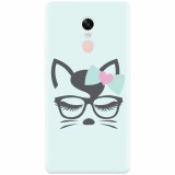 Husa silicon pentru Xiaomi Redmi Note 4, Angel Cat