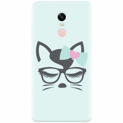 Husa silicon pentru Xiaomi Redmi Note 4, Angel Cat foto