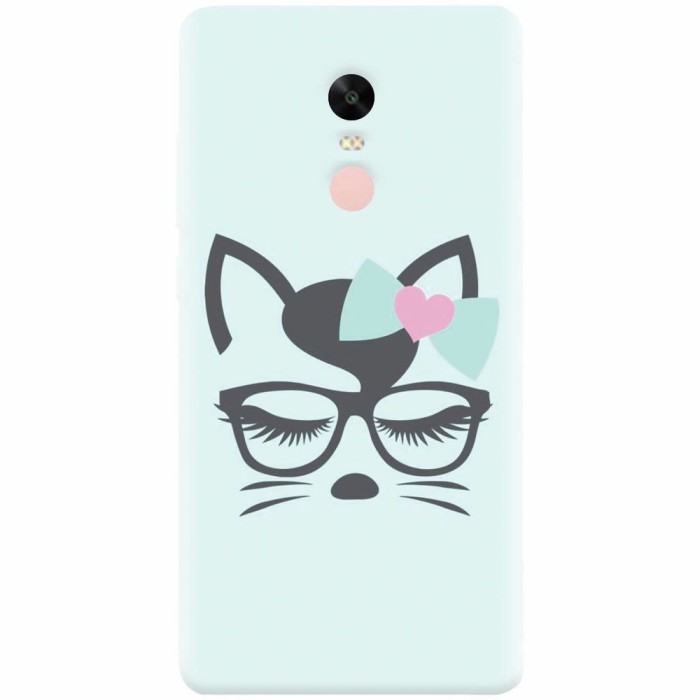 Husa silicon pentru Xiaomi Redmi Note 4, Angel Cat