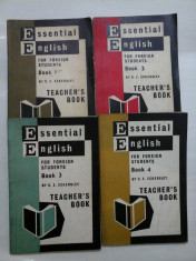 ECKERSLEY - ESSENTIAL ENGLISH for foreign students (4 volume) - TEACHER&amp;#039;S BOOK foto