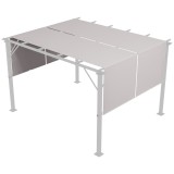 Outsunny Copertină Pergolă Rezervă UV 3x3(m) 4.9x1.2m Ușor de Instalat Kaki | Aosom Romania