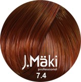 Cumpara ieftin J.Maki Professional - Vopsea de par permanenta 7.4 - Blond cupru mediu, 60 ml