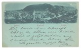 5627 - BRASOV, Panorama, Litho - old postcard - used - 1898
