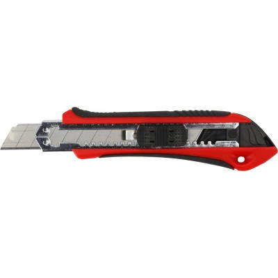 CUTTER PLASTIC CAUCIUCAT CU BUTON BLOCARE - 18MM X 3 foto