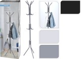 Cuier metalic vertical cu 12 agatatori, 175 cm, design modern si stabil
