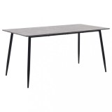 Cumpara ieftin Masă de bucătărie, gri, 140 x 70 x 75 cm, MDF