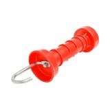 Maner poarta pentru gard electric, portocaliu, cu carlig mare Breckner