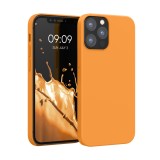 Husa pentru Apple iPhone 12 / iPhone 12 Pro, Silicon, Portocaliu, 52641.150, Carcasa, Kwmobile
