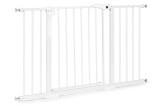 Poarta de siguranta pentru copii si animale, Dimensiuni 74-132 cm Latime Reglabia, Inatime 77 cm, Montare prin presiune fara gaurire