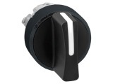 Comutator Rotativ 22mm Negru 3 Pozitii