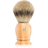 M&uuml;hle CLASSIC Silvertip Badger Olive Wood pamatuf pentru ras din par de bursuc 1 buc